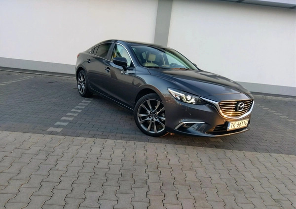 Mazda 6 cena 59800 przebieg: 138000, rok produkcji 2015 z Szamocin małe 46